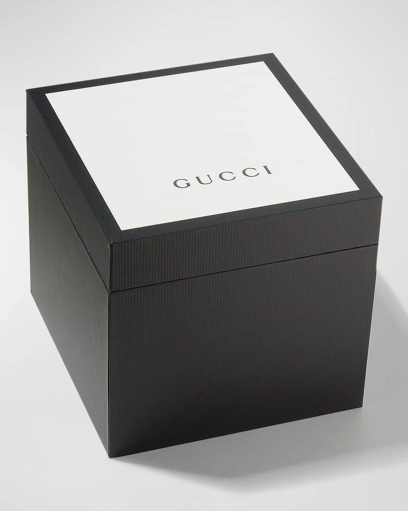 商品Gucci|26mm G-Timeless Bracelet Watch w/ Feline Motif, Pink,价格¥10931,第5张图片详细描述