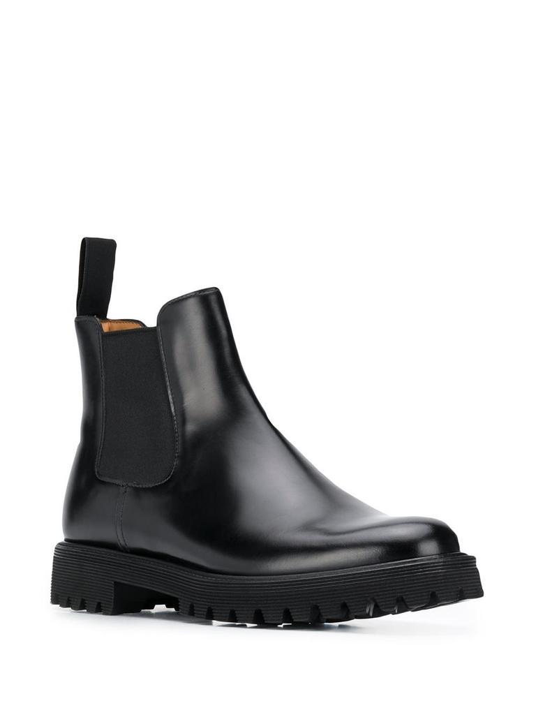 商品Church's|Church's Women's  Black Leather Ankle Boots,价格¥6694,第4张图片详细描述