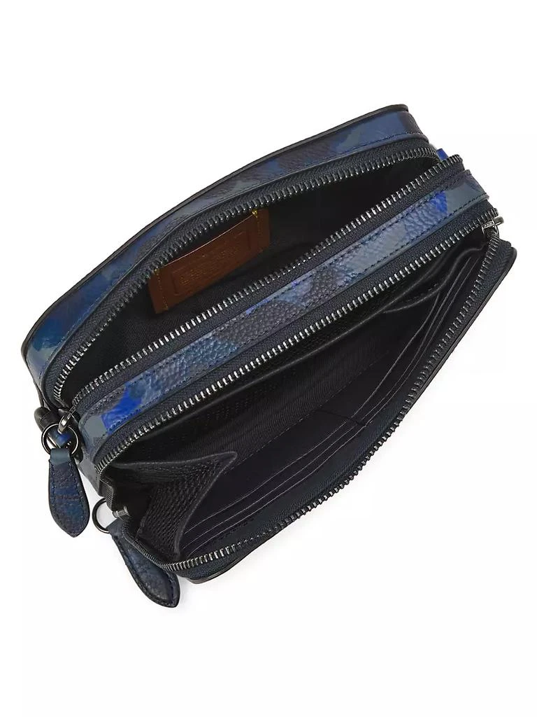 商品Coach|Charter Camo-Coated Pebble Leather Messenger Bag,价格¥2626,第3张图片详细描述