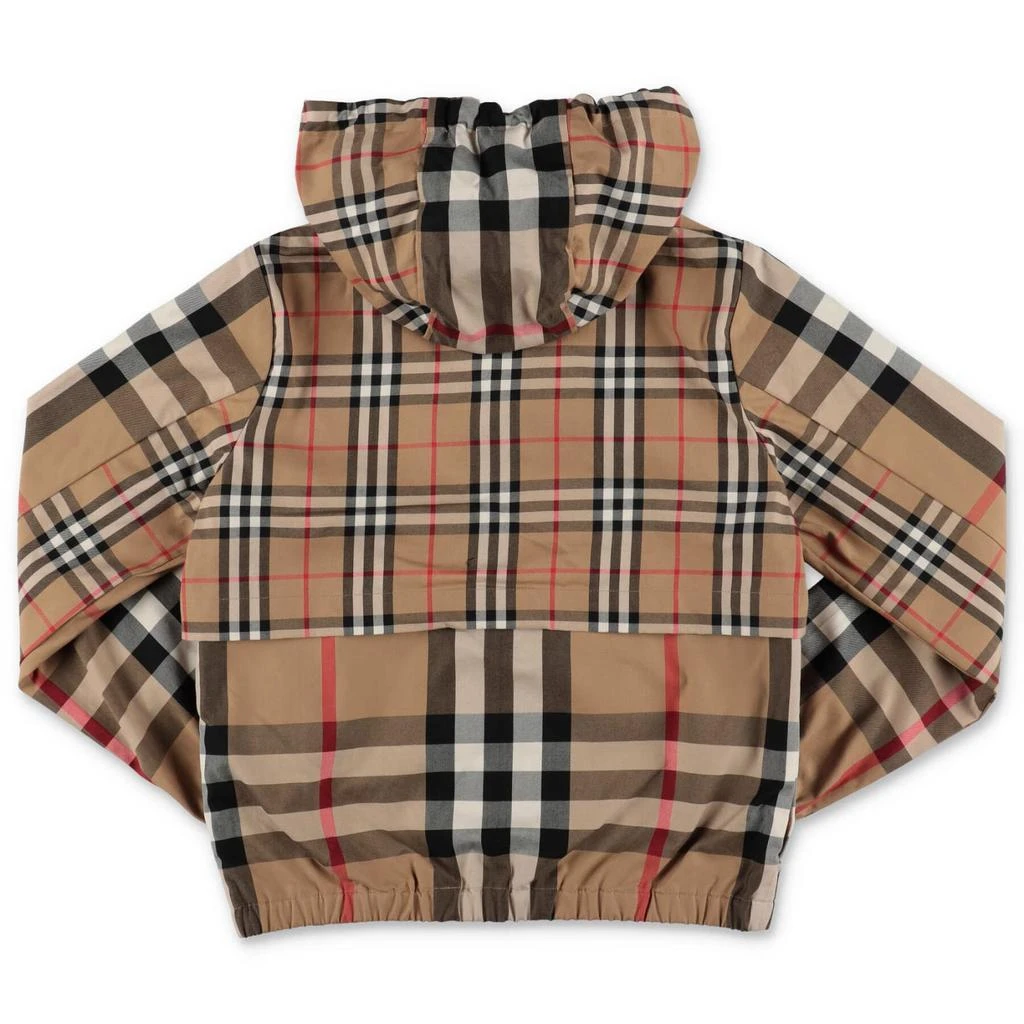 商品Burberry|Burberry Giubbino Con Cappuccio Check In Cotone Bambino,价格¥5220,第2张图片详细描述