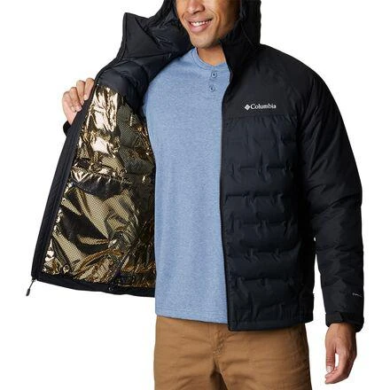 商品Columbia|Grand Trek II Down Hooded Jacket - Men's,价格¥1431,第5张图片详细描述