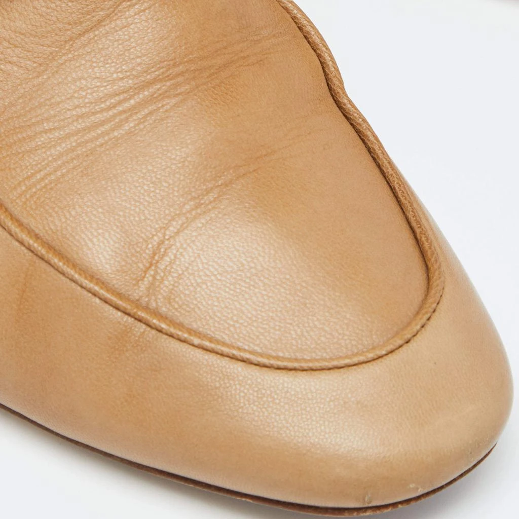 Hermes Brown Leather Paradis Mules Size 38 商品
