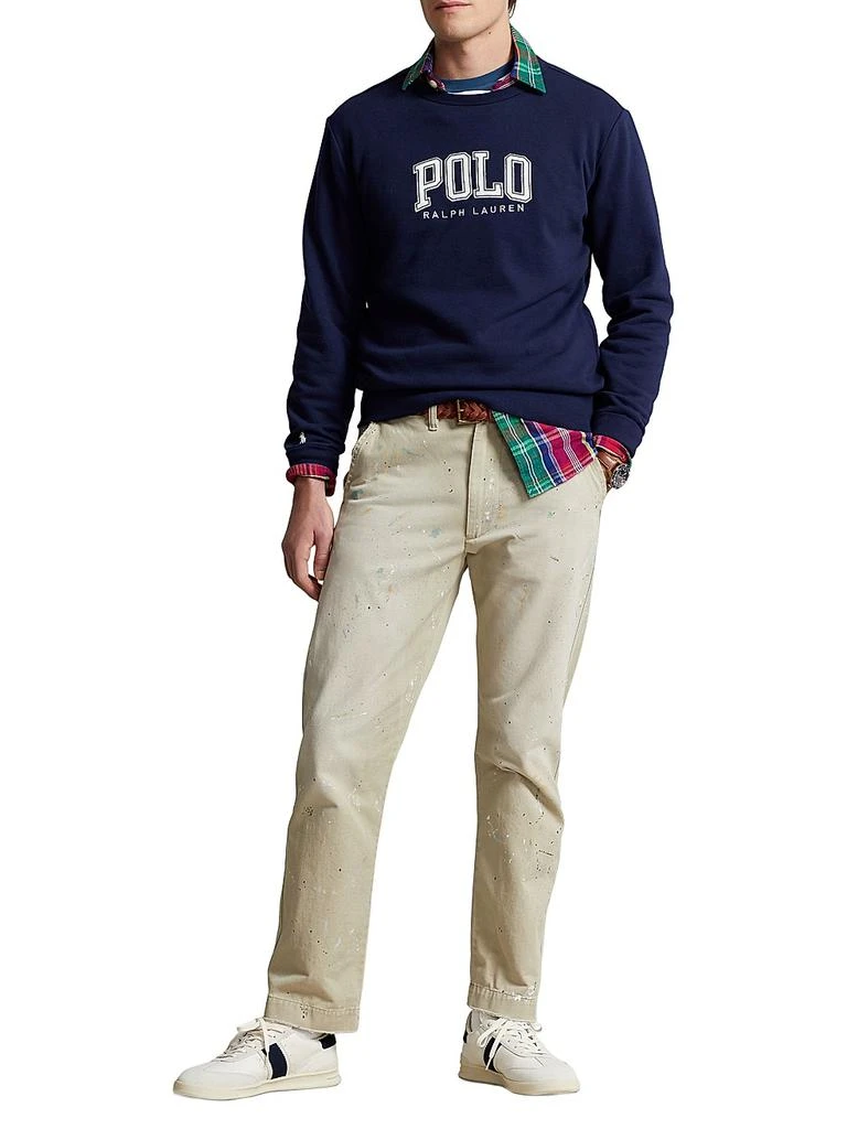 商品Ralph Lauren|Logo-Embroidered Crewneck Sweatshirt,价格¥1099,第2张图片详细描述