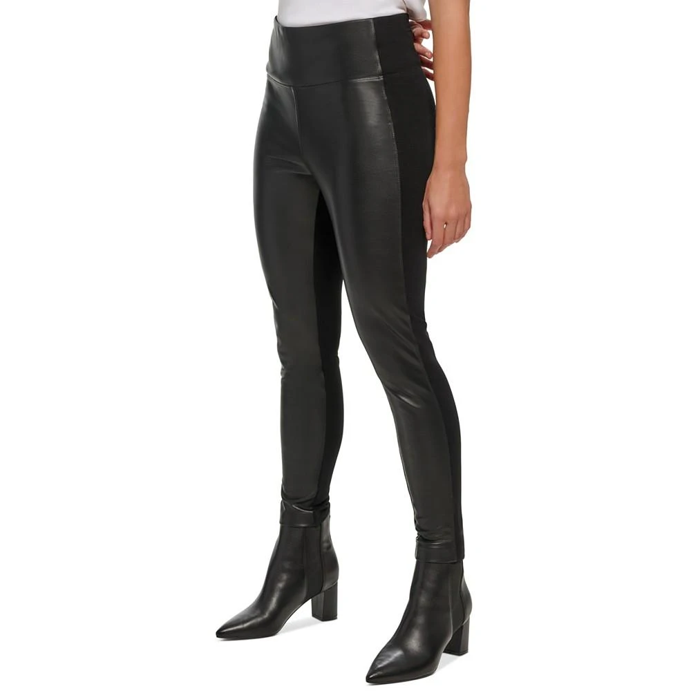 Faux Leather Front Leggings 商品