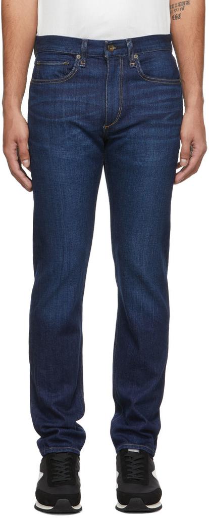 蓝色 Fit 2 牛仔裤商品第1张图片规格展示