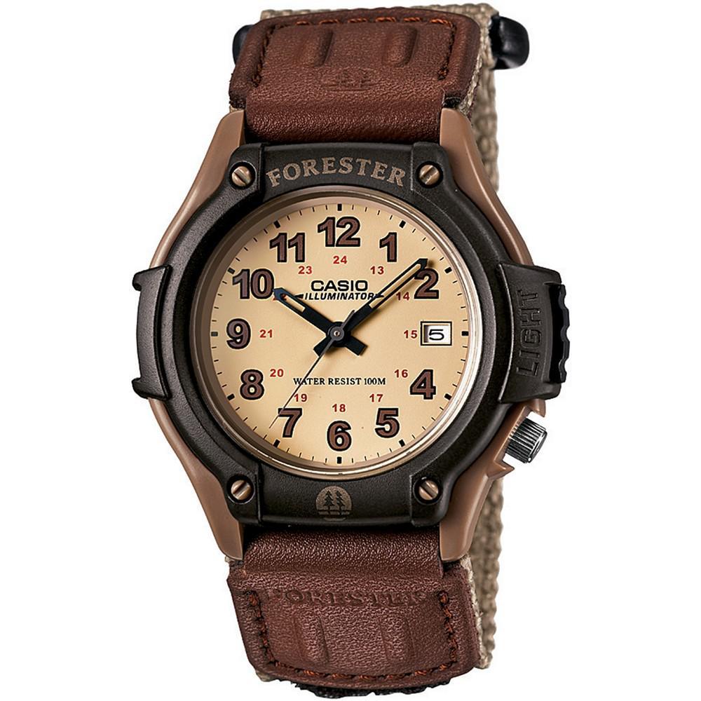 商品[国内直发] Casio|男士尼龙表带腕表, 41mm,价格¥291,第1张图片