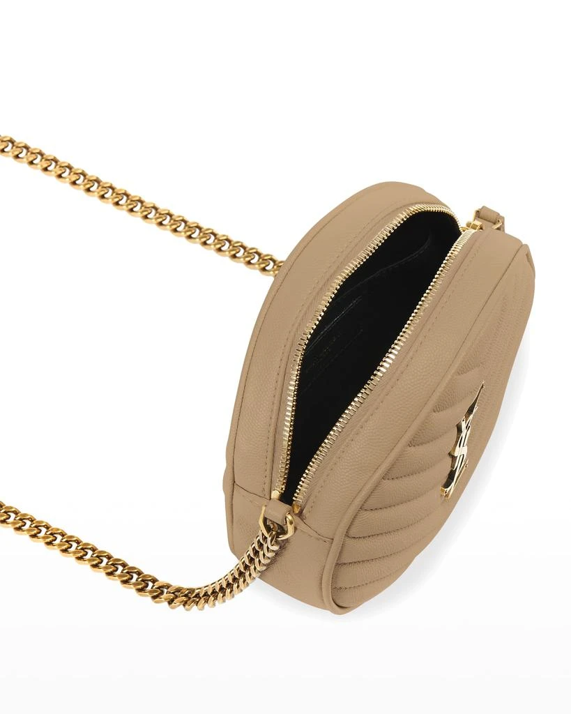 商品Yves Saint Laurent|Vinyle YSL Round Quilted Grain de Poudre Crossbody Bag,价格¥11228,第3张图片详细描述
