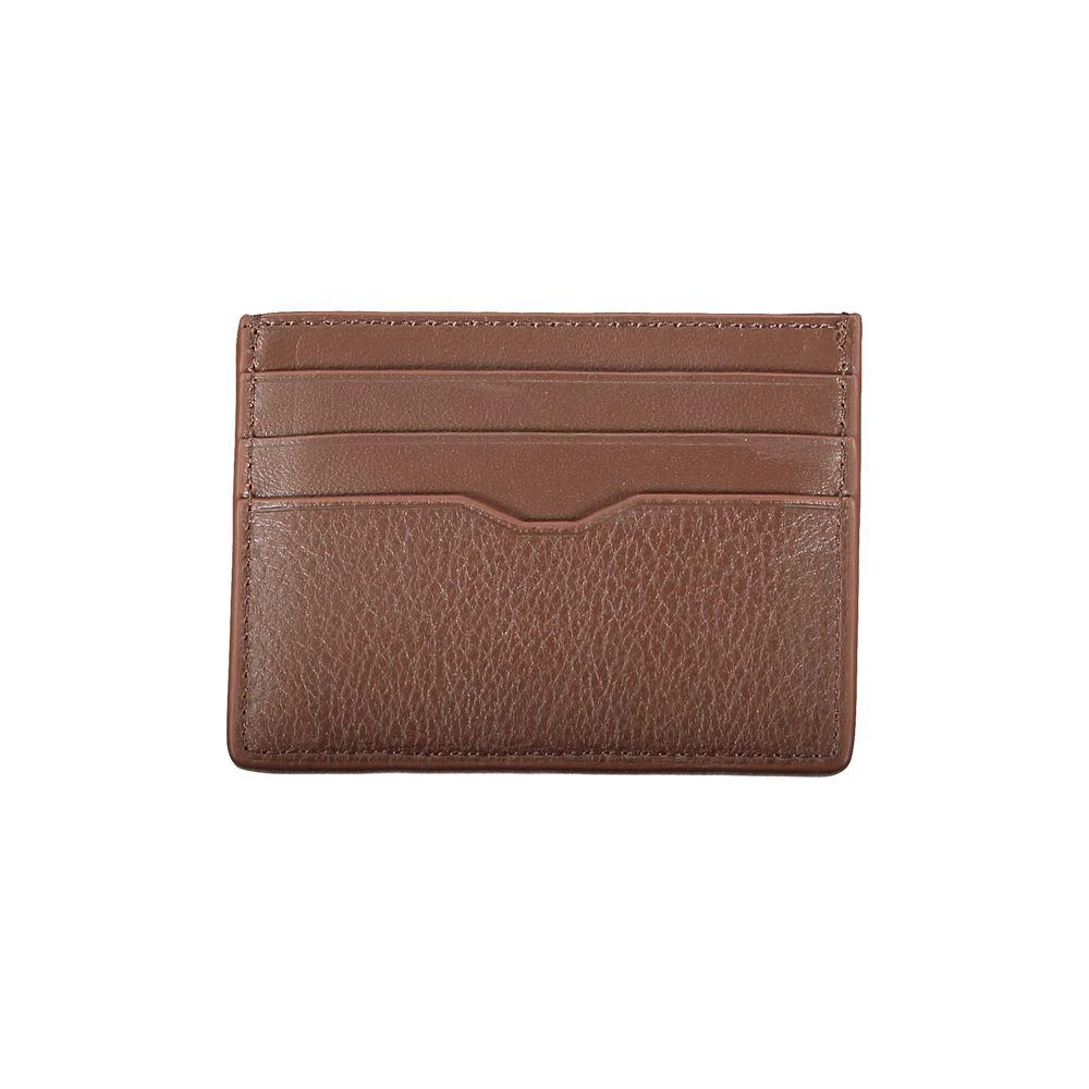 商品Tommy Hilfiger|Tommy Hilfiger Sleek Leather Card Holder with Contrast Detailing,价格¥423,第2张图片详细描述