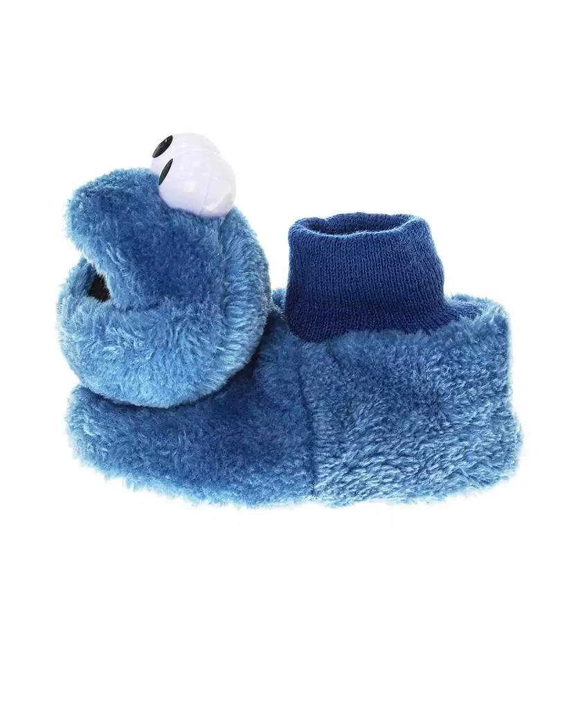 商品Sesame Street|Toddler Boys and Toddler Girls Happy Cookie Monster Dual Sizes Slippers,价格¥184,第2张图片详细描述