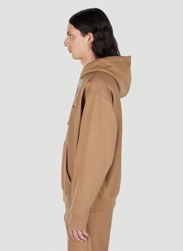 商品Carhartt WIP|American Script Hooded Sweatshirt in Camel,价格¥921,第3张图片详细描述