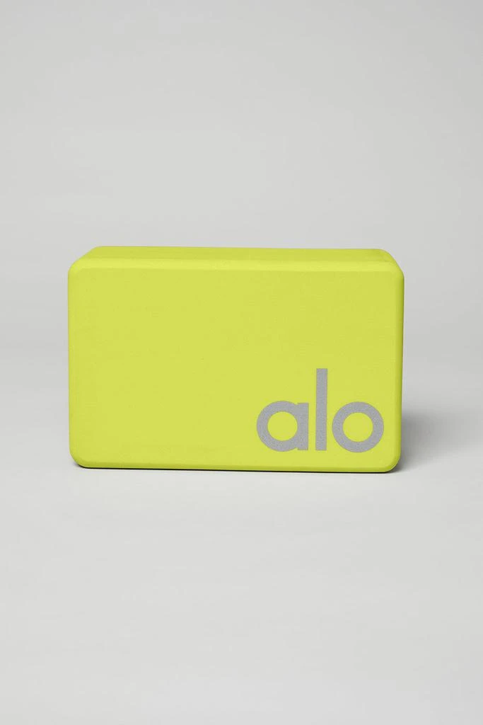 商品Alo|Uplifting Yoga Block - Highlighter/Silver,价格¥231,第1张图片