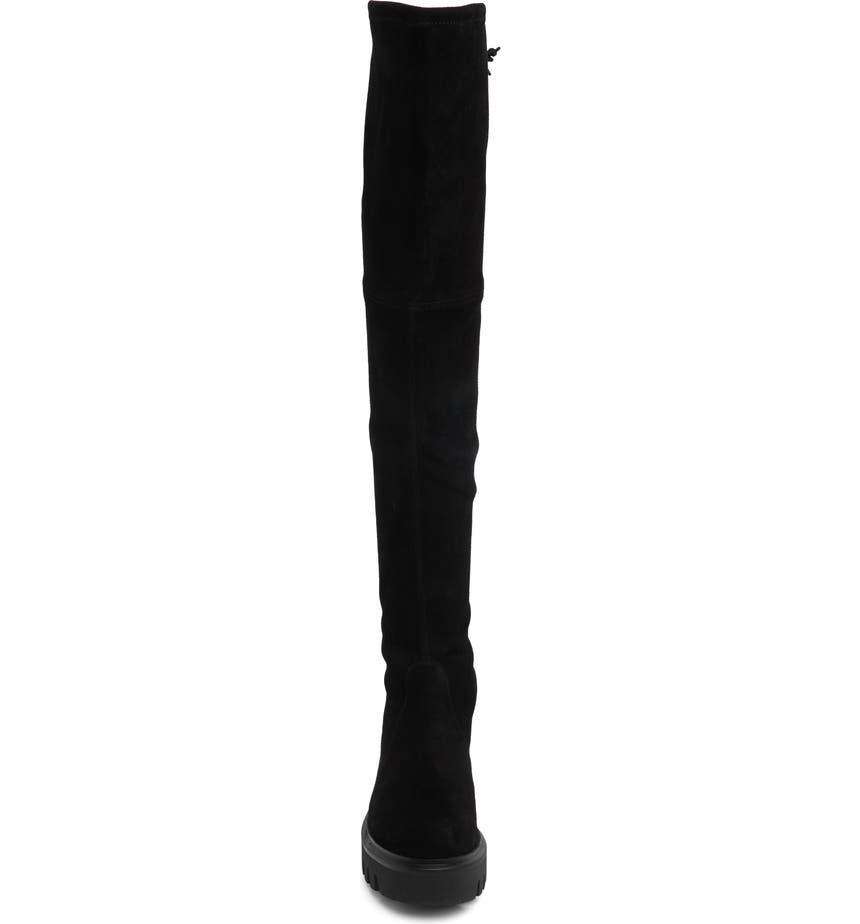 商品Stuart Weitzman|Chalet City Lug Sole Over-the-Knee Boot,价格¥2576,第6张图片详细描述