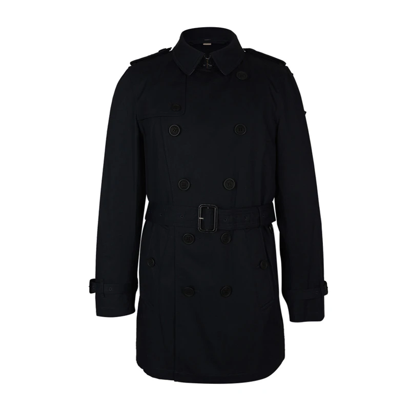 商品[国内直发] Burberry|BURBERRY 蓝色男士风衣 3950394,价格¥7093,第1张图片