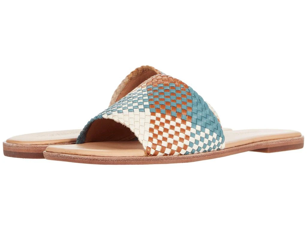 商品Madewell|Lianne Flat Slide in Woven Leather,价格¥451,第1张图片