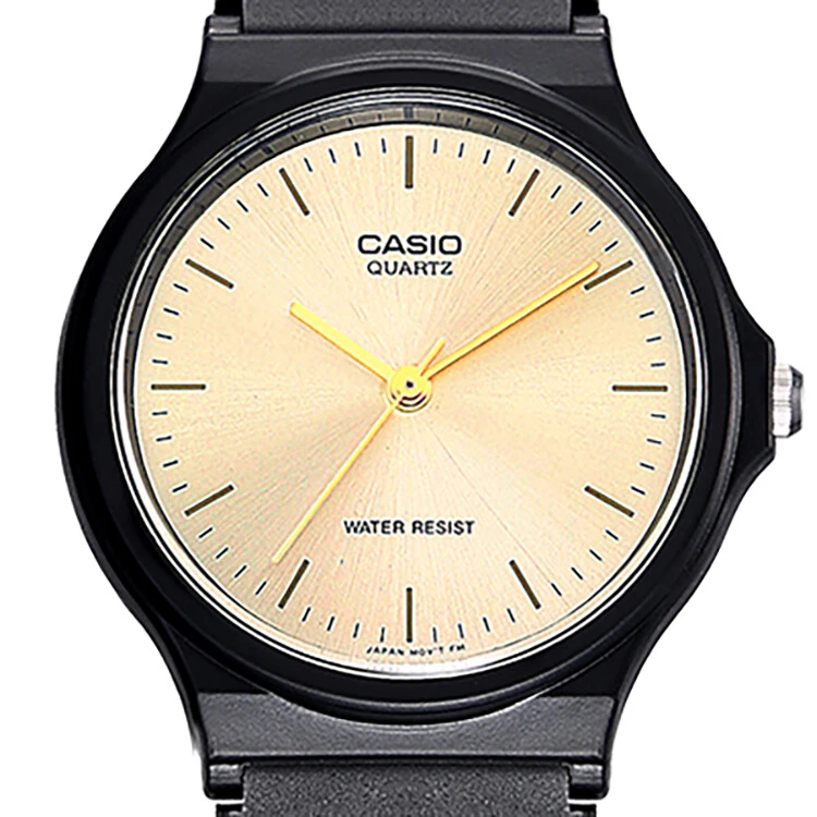 卡西欧（CASIO）手表 指针系列简约百搭学生石英手表鹅黄色表盘MQ-24-9E-鹅黄色-MQ-24-9E 商品