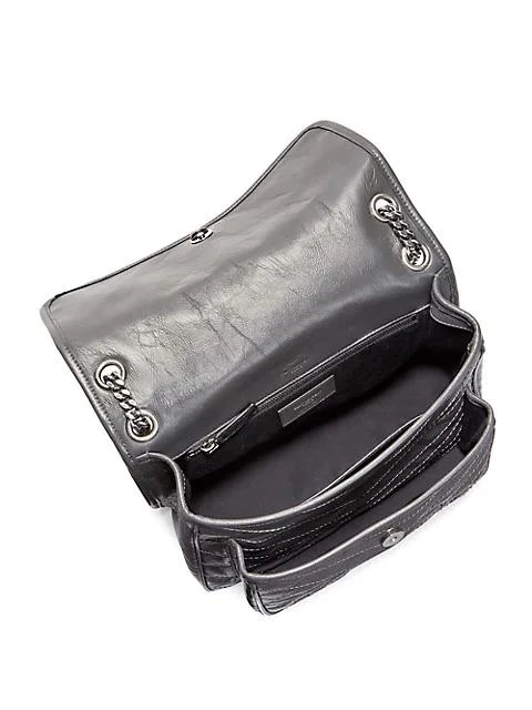 商品Yves Saint Laurent|Medium Niki Leather Shoulder Bag,价格¥23604,第3张图片详细描述