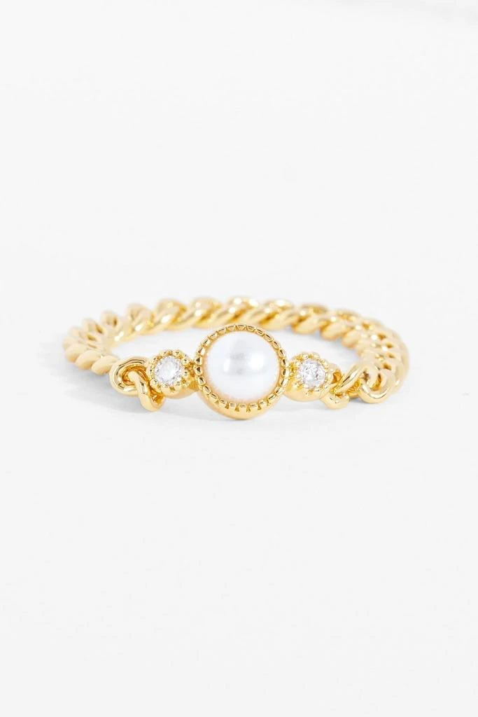 商品Zimmermann|Gold-tone faux pearl ring,价格¥592,第3张图片详细描述