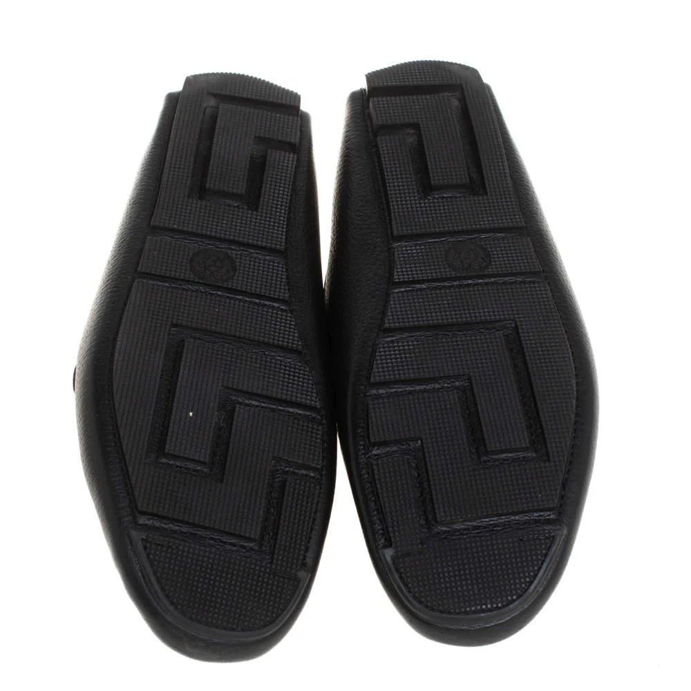 Versace Black Leather Medusa Loafers Size 43 商品