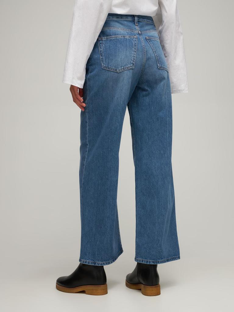 商品The Row|Egli Cotton Denim Wide Leg Jeans,价格¥5809,第4张图片详细描述