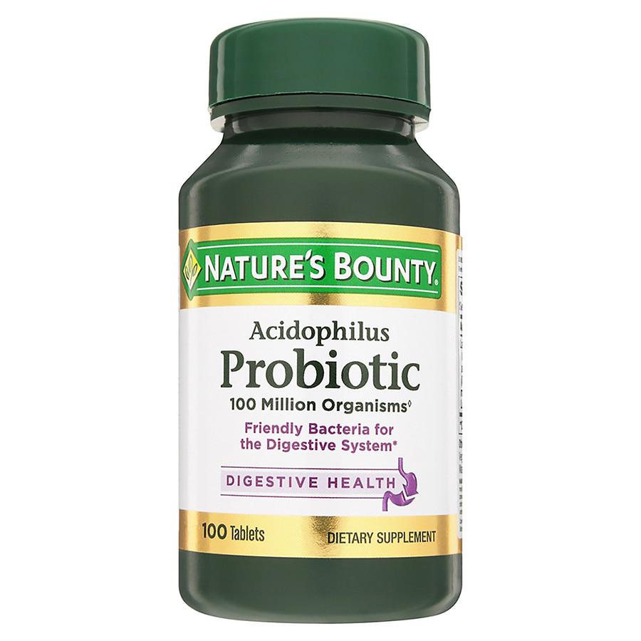 Probiotic Acidophilus Dietary Supplement Tablets商品第1张图片规格展示