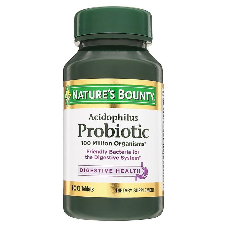 商品Nature's Bounty|Probiotic Acidophilus Dietary Supplement Tablets,价格¥98,第1张图片