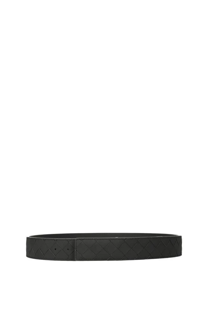 商品Bottega Veneta|Regular belts Leather Gray Graphite,价格¥1950,第1张图片