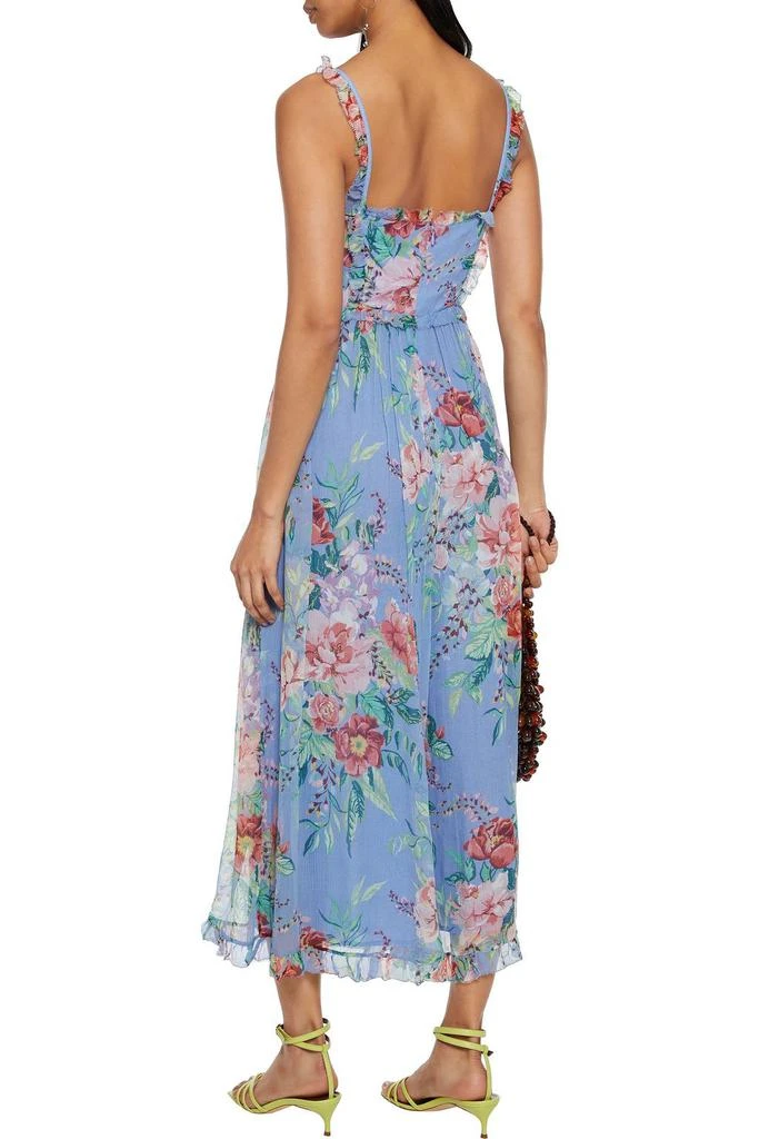 商品Zimmermann|Bellitude Corset cropped floral-print silk-georgette jumpsuit,价格¥3062,第1张图片