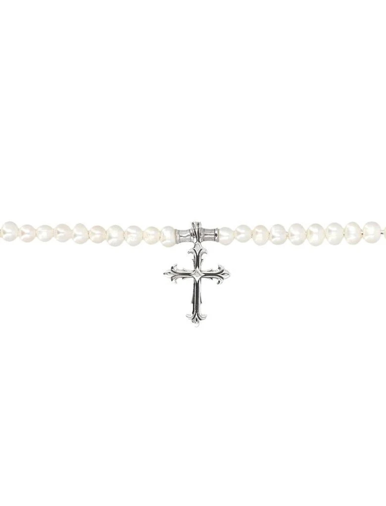 商品Emanuele Bicocchi|EMANUELE BICOCCHI Pearl necklace with Cross,价格¥1910,第2张图片详细描述