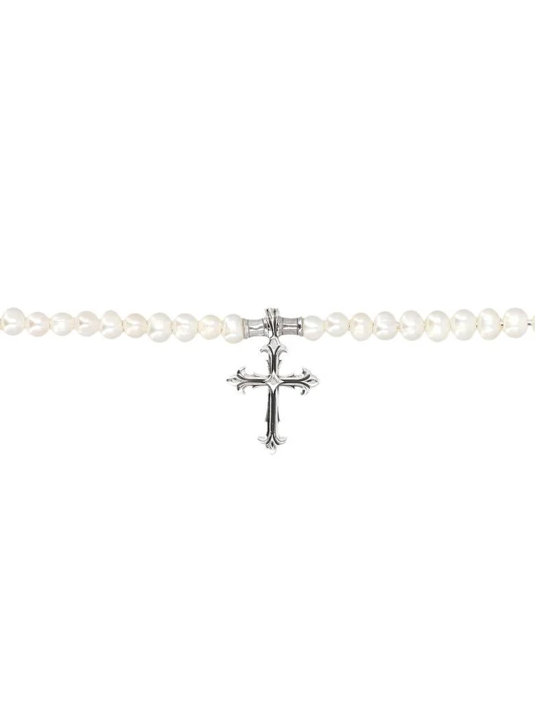 商品Emanuele Bicocchi|EMANUELE BICOCCHI Pearl necklace with Cross,价格¥1898,第2张图片详细描述