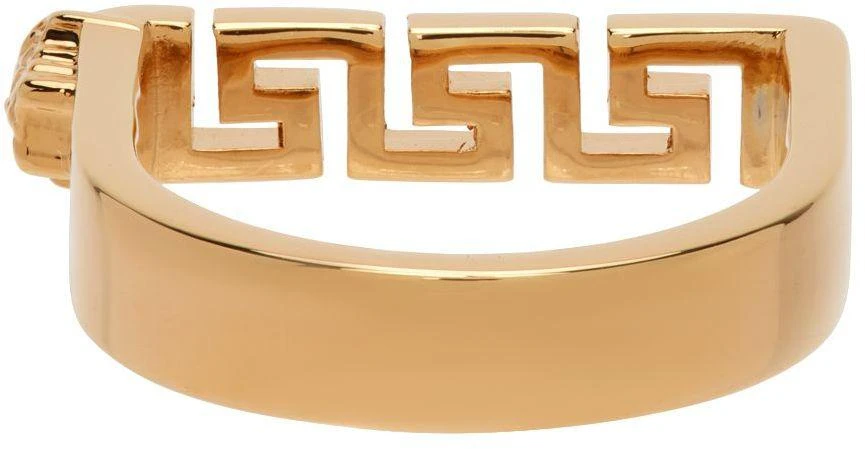 商品Versace|Gold Greca Bar Ring,价格¥1232,第4张图片详细描述