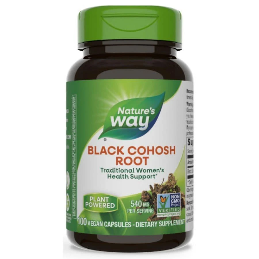 商品Nature's Way|Black Cohosh Root 540 mg Dietary Supplement Capsules,价格¥100,第1张图片