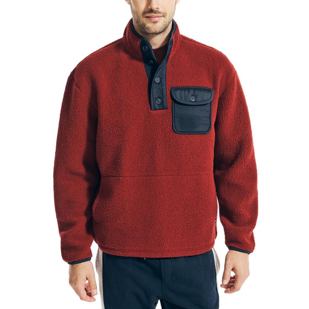 Nautica Mens Fleece Warm Fleece Jacket商品第1张图片规格展示