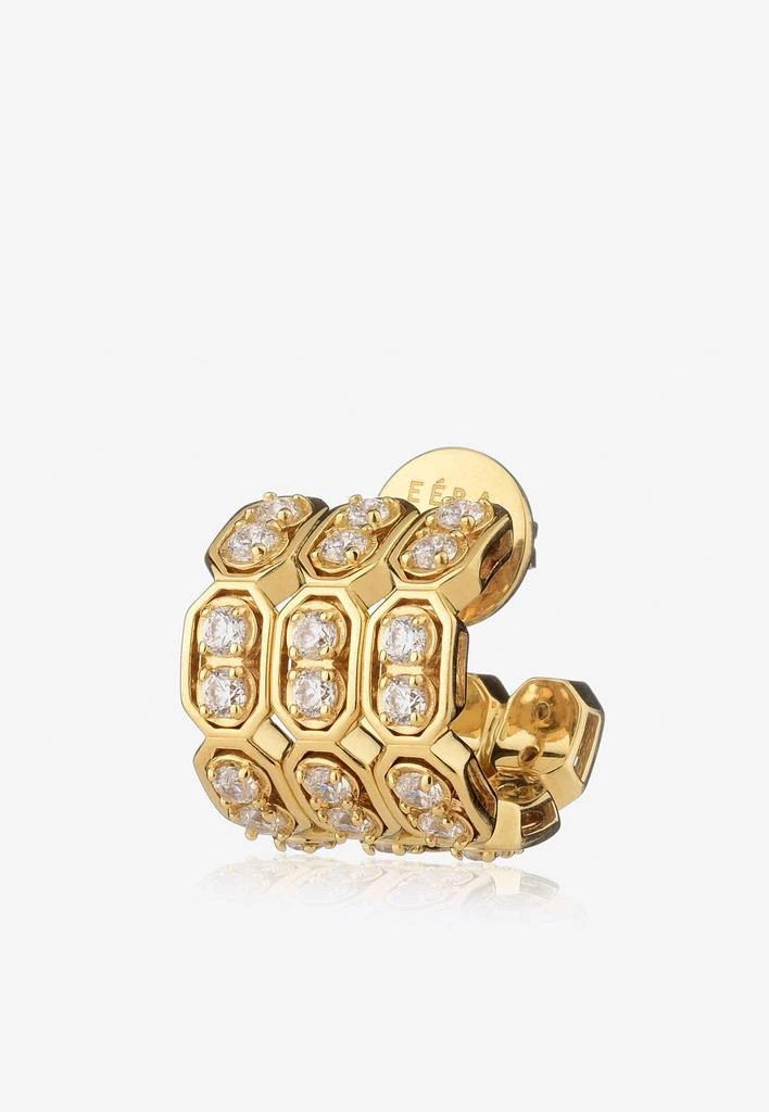 商品EÉRA|Special Order - Roma 18-karat Yellow Gold Diamond Earring,价格¥59085,第1张图片