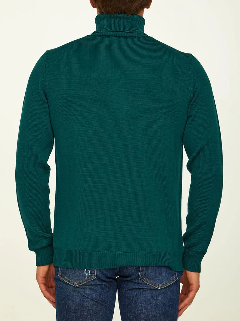 商品ROBERTO COLLINA|Green Merino Wool Turtleneck,价格¥1540,第4张图片详细描述