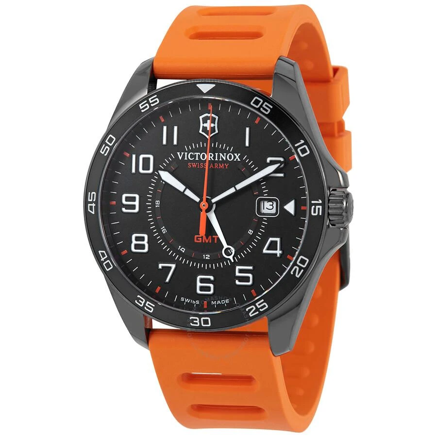 商品Victorinox|FieldForce Sport GMT Quartz Black Dial Men's Watch 241897,价格¥2309,第1张图片