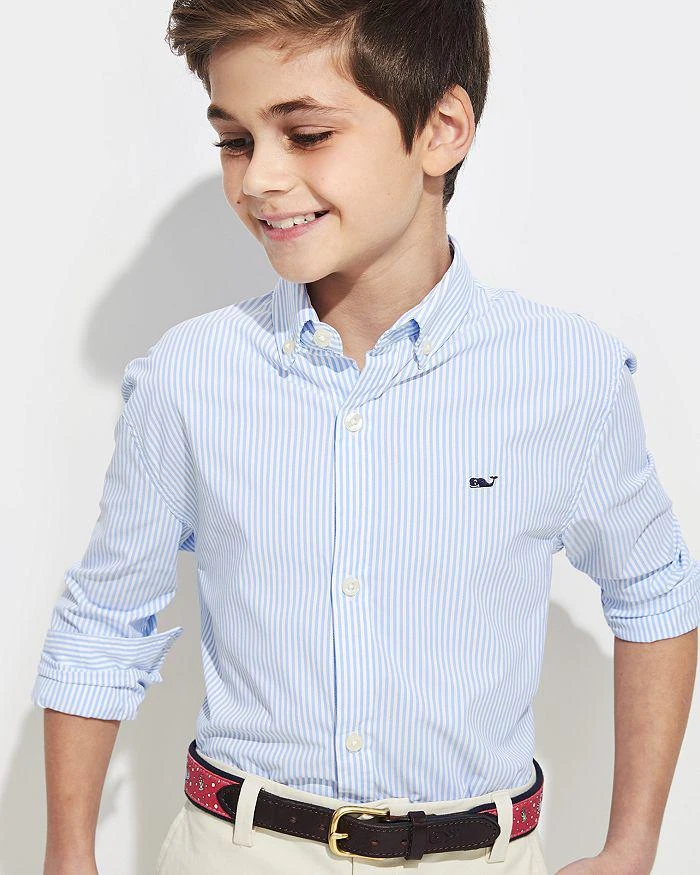 商品Vineyard Vines|Boys' Gingham Performance Shirt - Little Kid, Big Kid,价格¥450,第2张图片详细描述