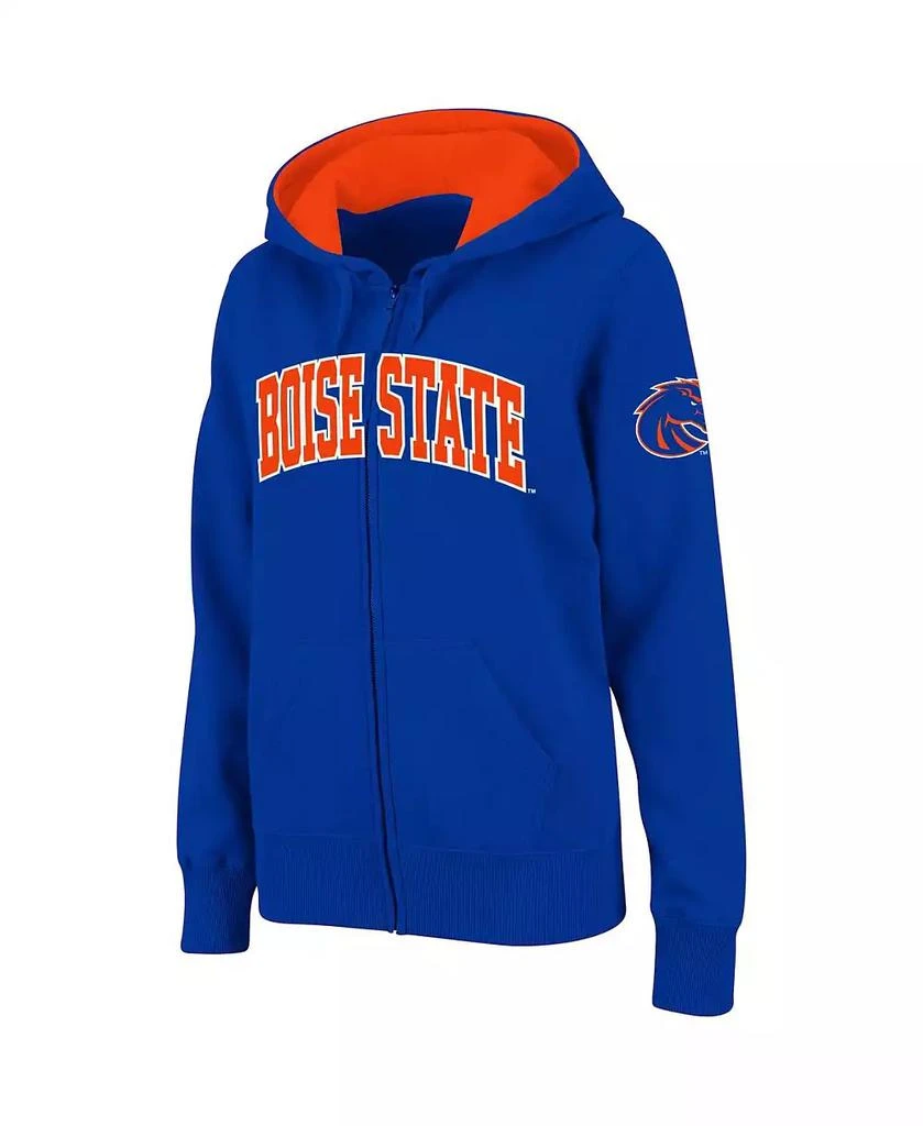 商品Colosseum|Women's Stadium Athletic Royal Boise State Broncos Arched Name Full-Zip Hoodie,价格¥405,第2张图片详细描述
