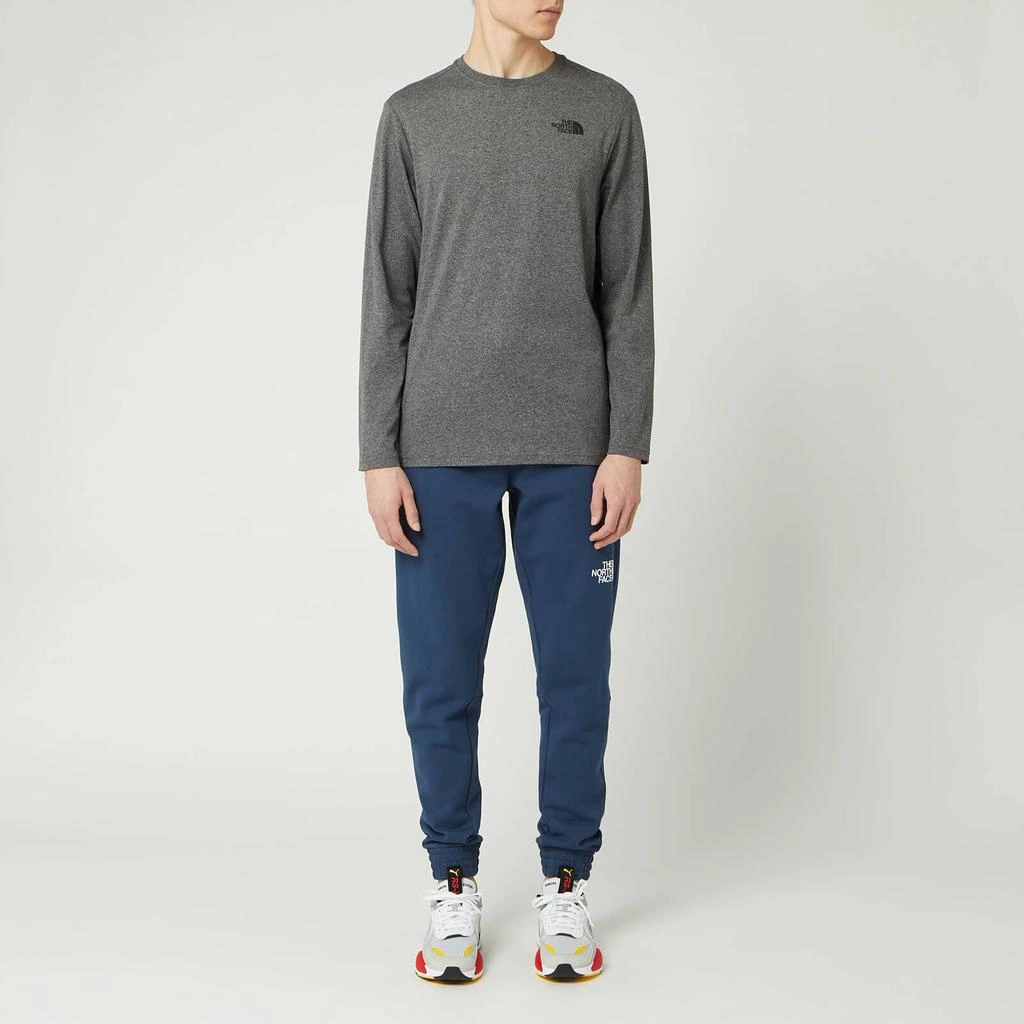 商品The North Face|The North Face Men's Long Sleeve Red Box T-Shirt - Medium Grey Heather,价格¥322,第3张图片详细描述