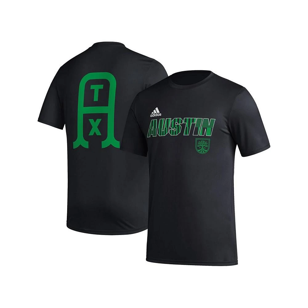 商品Adidas|Men's Black Austin FC Team Jersey Hook AEROREADY T-shirt,价格¥293,第1张图片