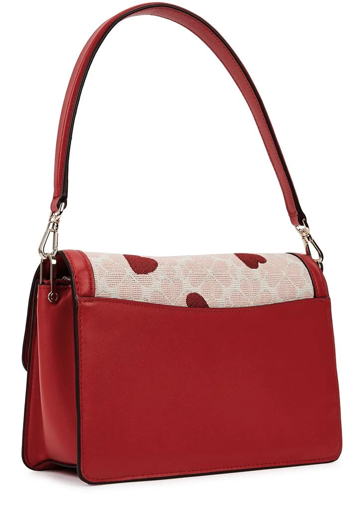 商品Kate Spade|Spade Flower red leather shoulder bag,价格¥1987,第2张图片详细描述