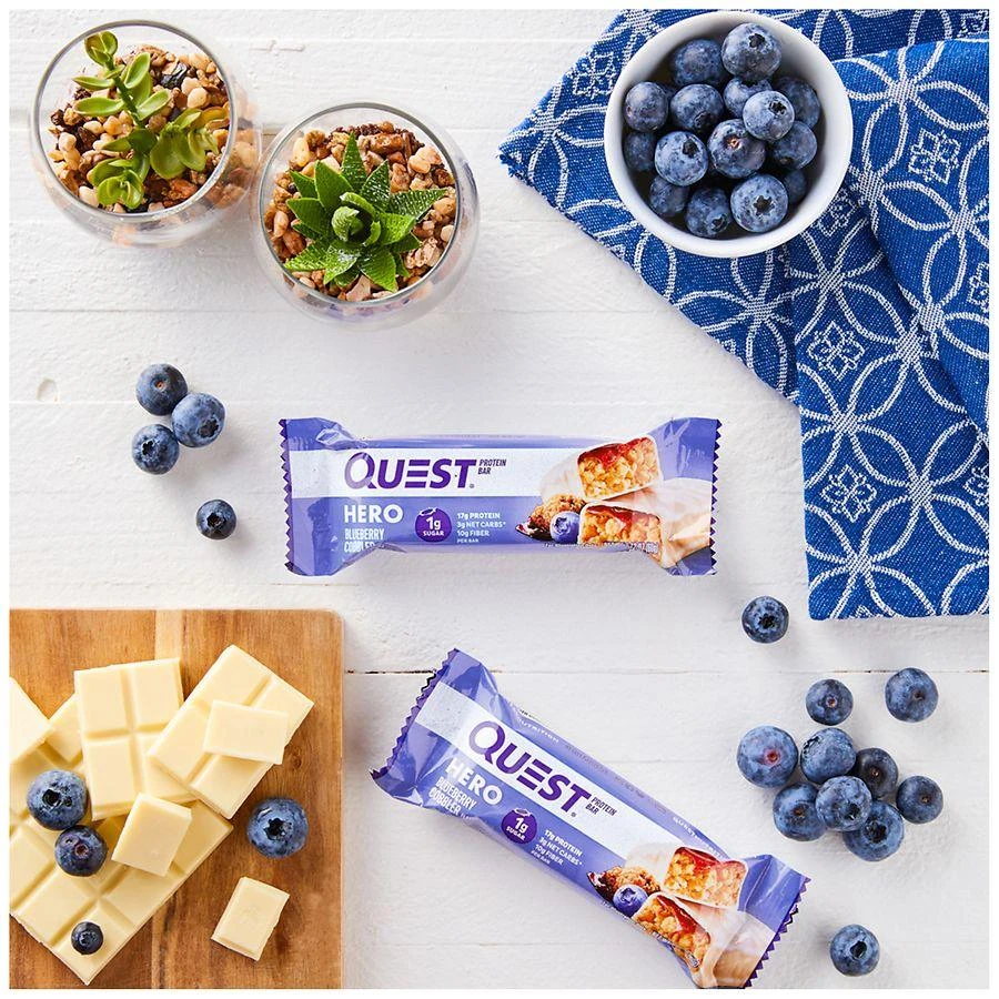 商品Quest Nutrition|Hero Protein Bar Blueberry Cobbler,价格¥23,第2张图片详细描述