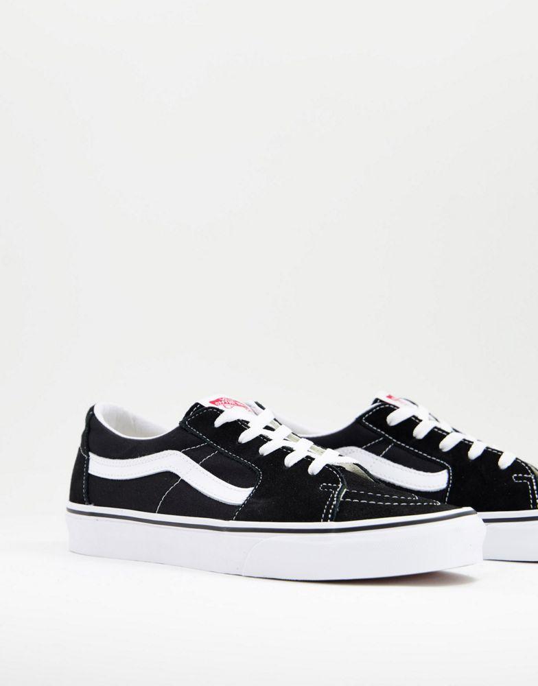 Vans Sk8-Low trainers in black商品第1张图片规格展示