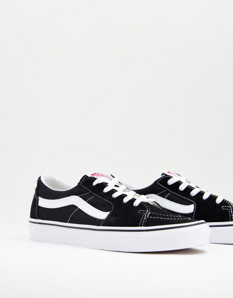 商品Vans|Vans Sk8-Low trainers in black,价格¥580,第1张图片