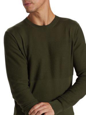 商品Saks Fifth Avenue|Mixed Stitch Cotton Sweater,价格¥480,第4张图片详细描述