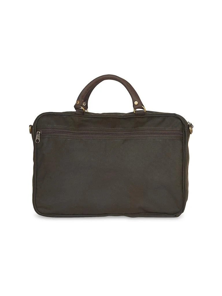 商品Barbour|Wax Finish Briefcase,价格¥1796,第3张图片详细描述