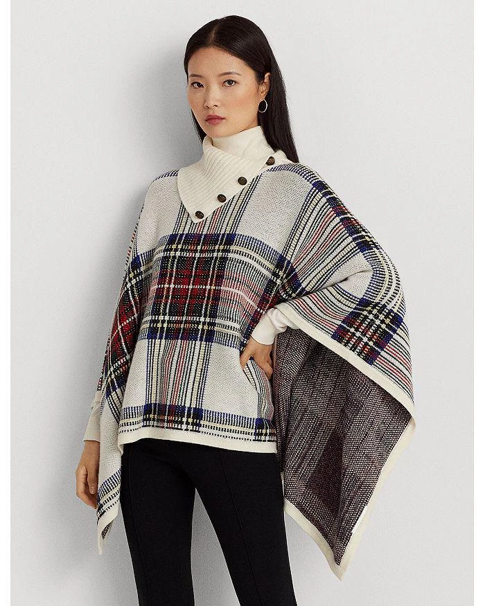 商品Ralph Lauren|Turtleneck Poncho,价格¥1656,第4张图片详细描述