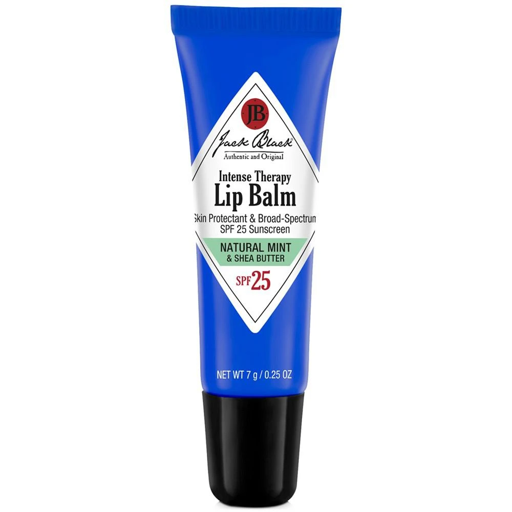 商品Jack Black|Intense Therapy Lip Balm SPF 25, Natural Mint & Shea Butter, 0.25 oz,价格¥76,第1张图片