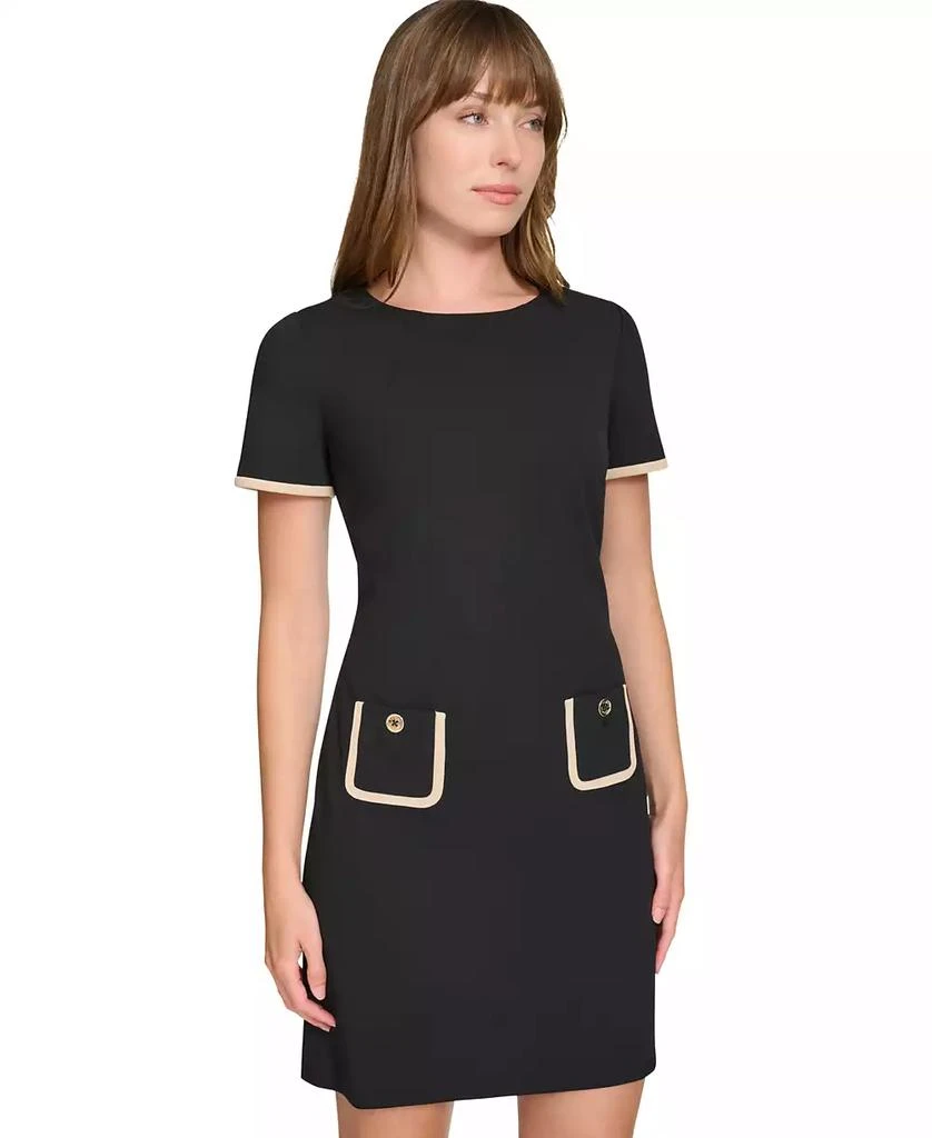 商品Tommy Hilfiger|Women's Colorblocked Pocket Sheath Dress,价格¥775,第3张图片详细描述