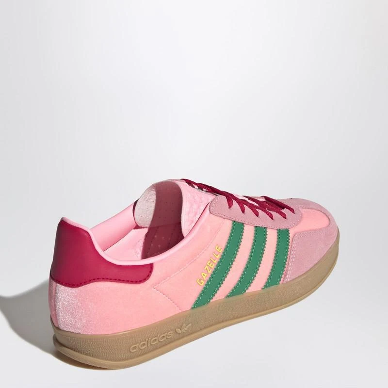 商品Adidas|Adidas Originals Gazelle Indoor Court Green/Glow Pink/Gum Velvet Sneaker,价格¥1237,第2张图片详细描述