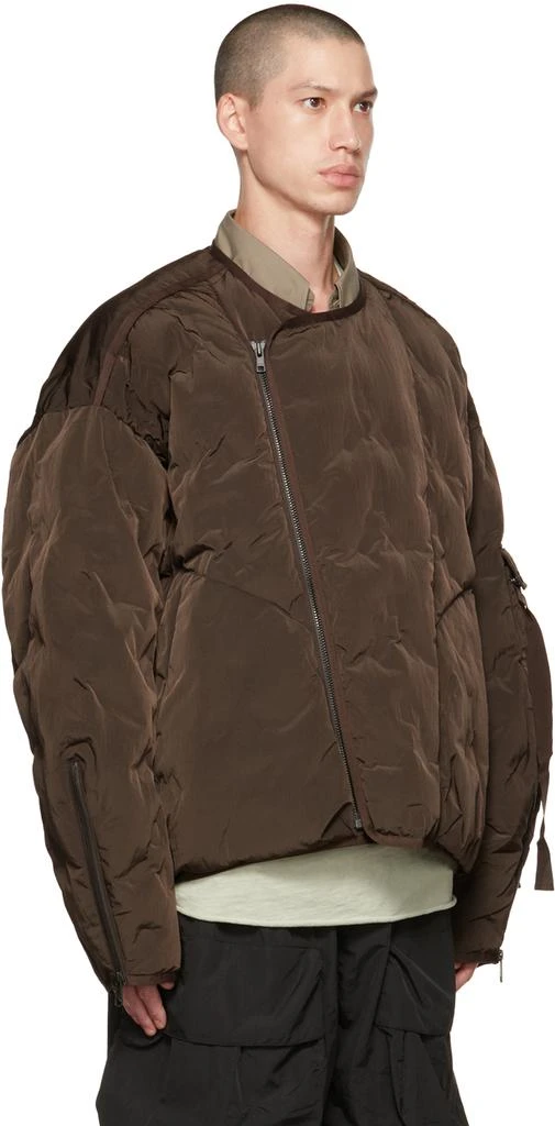 商品A. A. Spectrum|SSENSE Exclusive Brown Azyr Down Jacket,价格¥1628,第2张图片详细描述
